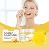 EELHOE Ginger And Lemon Makeup r Cleansing Pad, Facial Makeup Gentle Clean Makeup, Care For Skin Without Tight