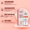 Jaysuing 5 in 1 Face Serum, Moisturizes Skin Firming Lightening Acne Spots Beautiful Skin Serum
