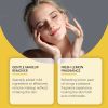 EELHOE Ginger And Lemon Makeup r Cleansing Pad, Facial Makeup Gentle Clean Makeup, Care For Skin Without Tight
