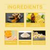 EELHOE Ginger And Lemon Makeup r Cleansing Pad, Facial Makeup Gentle Clean Makeup, Care For Skin Without Tight